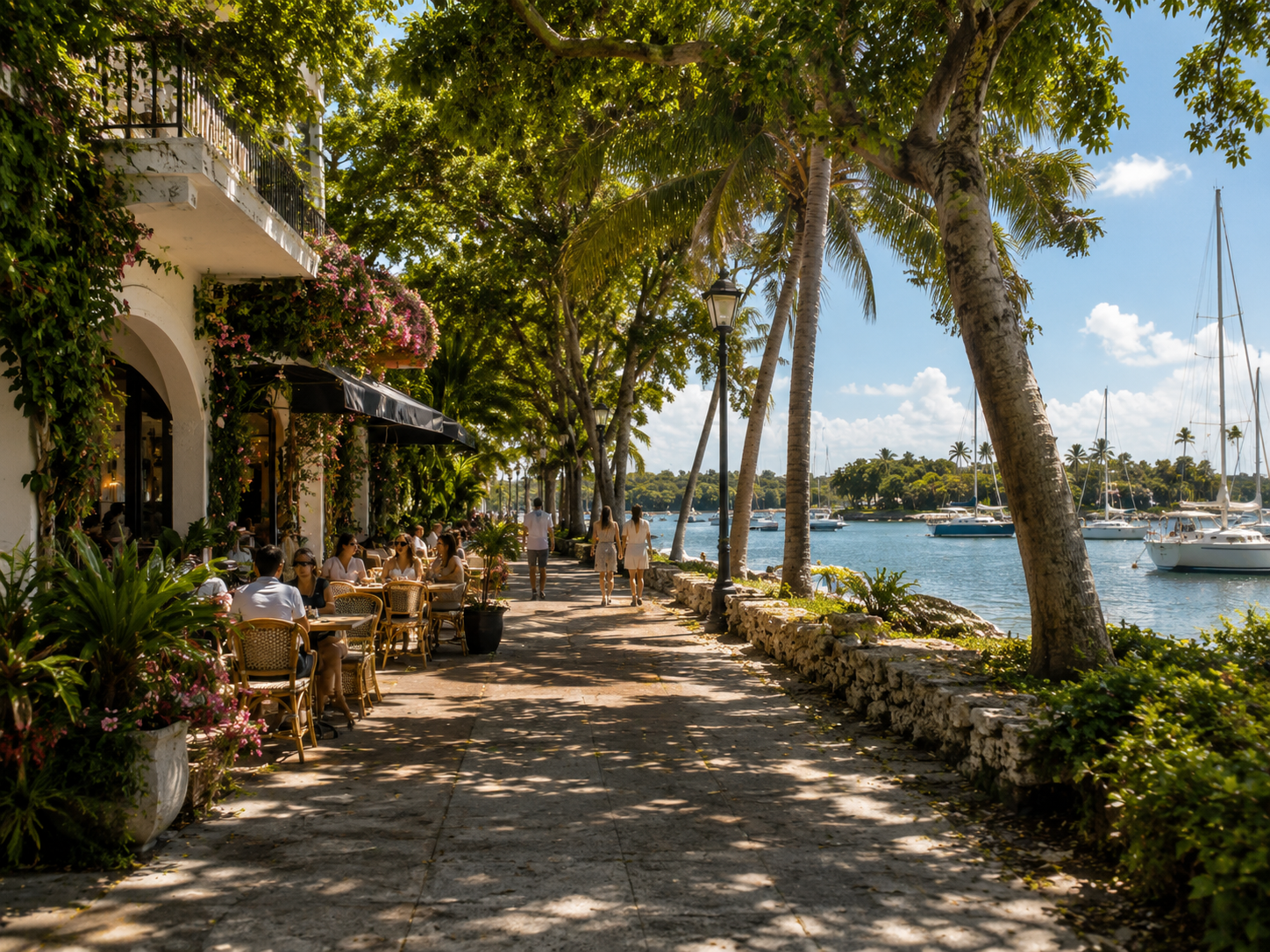 Coconut Grove evening date-night card