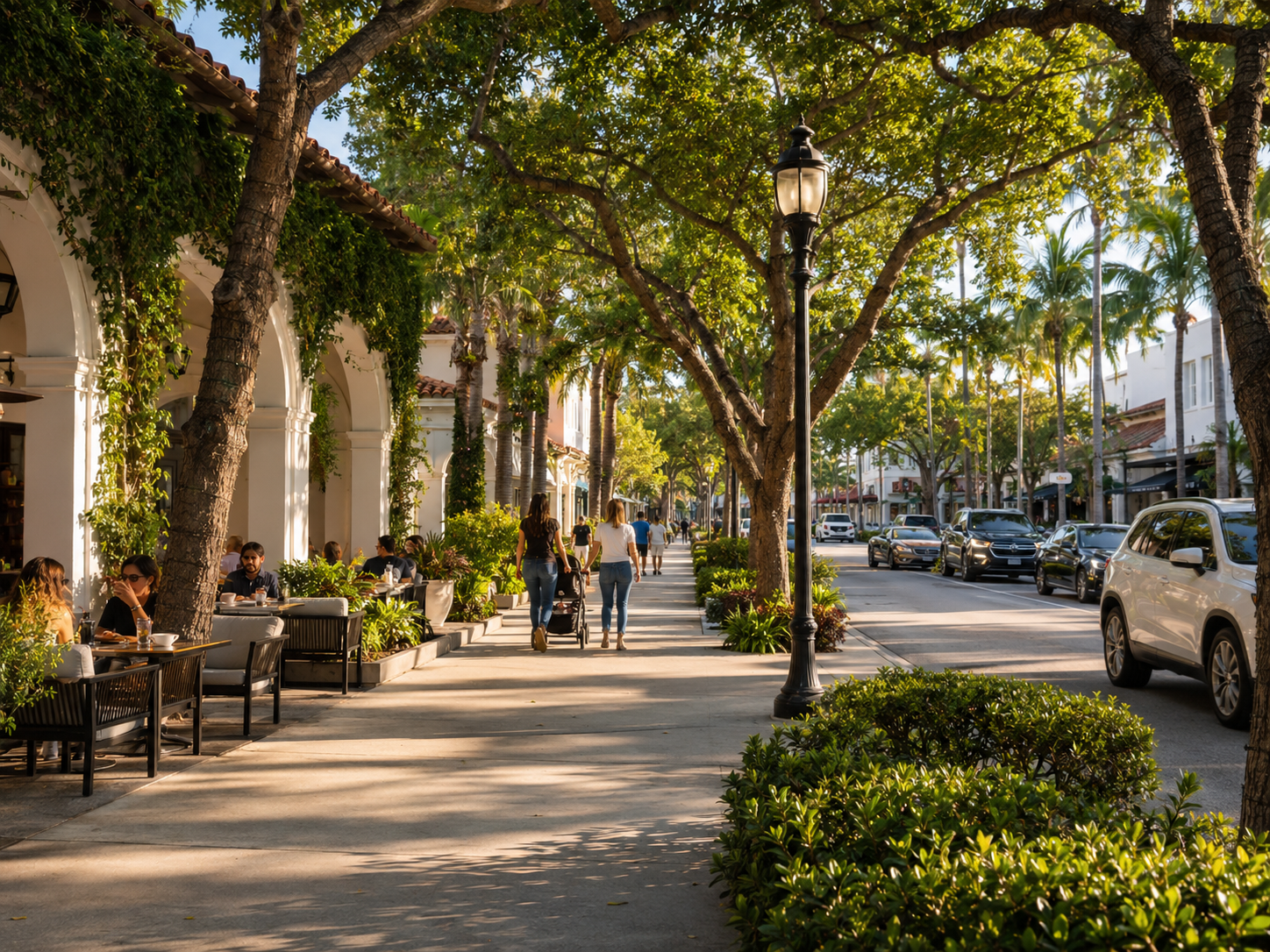Coral Gables polished date-night card