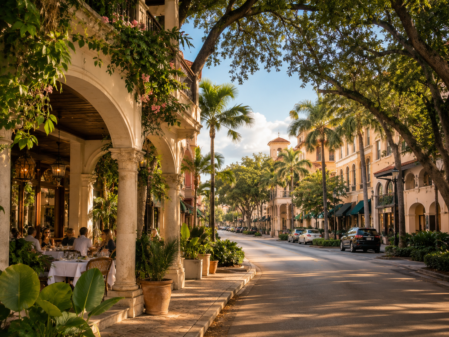 Design District polished browsing, food, and art visual for a short Miami outing