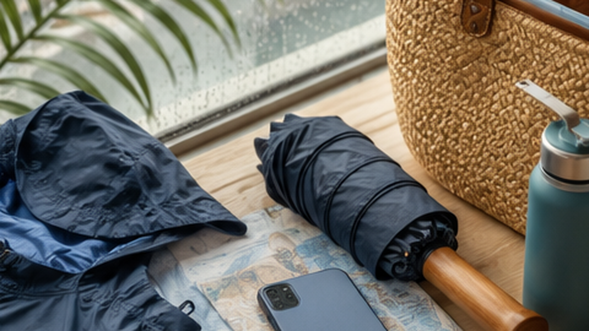 Rain and heat backup essentials card