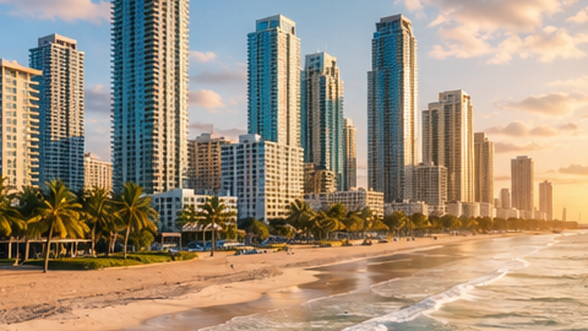 Classic first-time Miami visitor day card