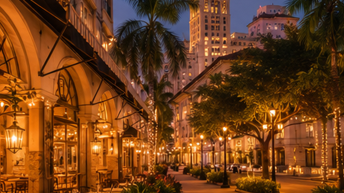 Coral Gables evening card