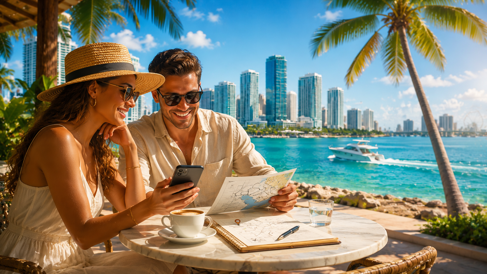 Miami plan starter card with simple day-planning cues